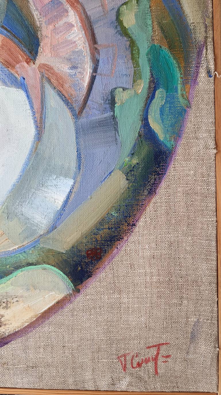 Original Abstract Landscape Painting by Tanja Art