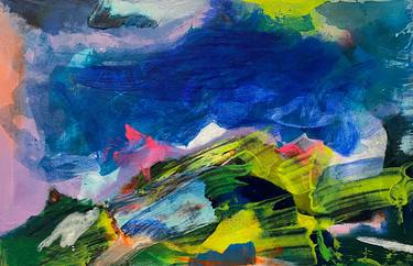 Print of Abstract Landscape Paintings by Hannah Bielecki