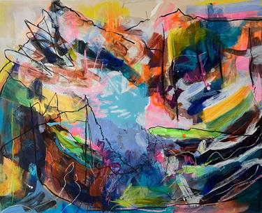 Print of Abstract Expressionism Abstract Paintings by Hannah Bielecki