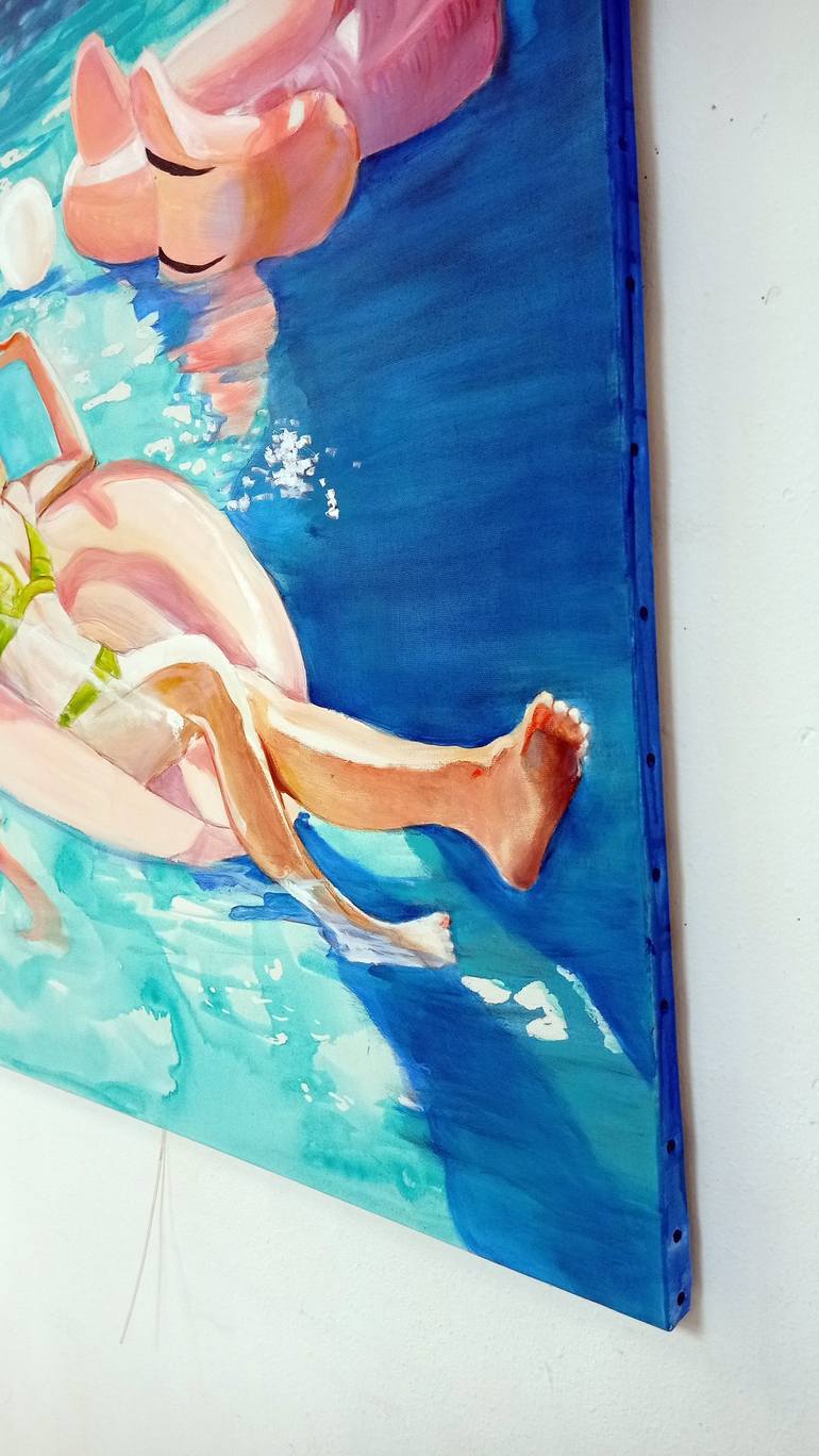 Original Figurative Water Painting by Maude Ovize