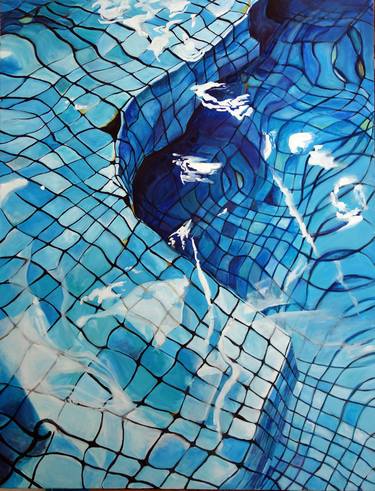 Print of Figurative Water Paintings by Maude Ovize