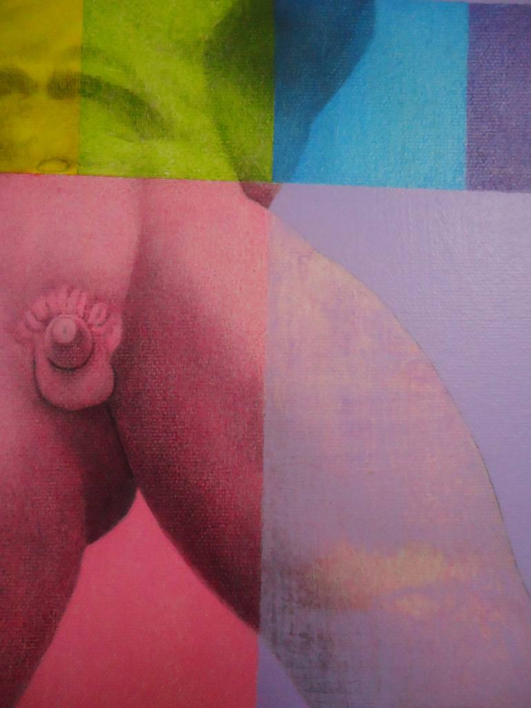 Original Nude Painting by Fabio Borges