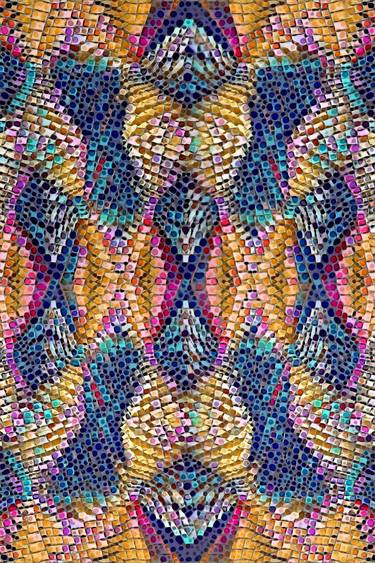 Original Abstract Patterns Mixed Media by Jesus Paul