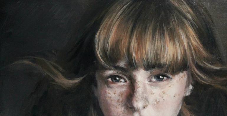 Original Portrait Painting by Federica Belloli