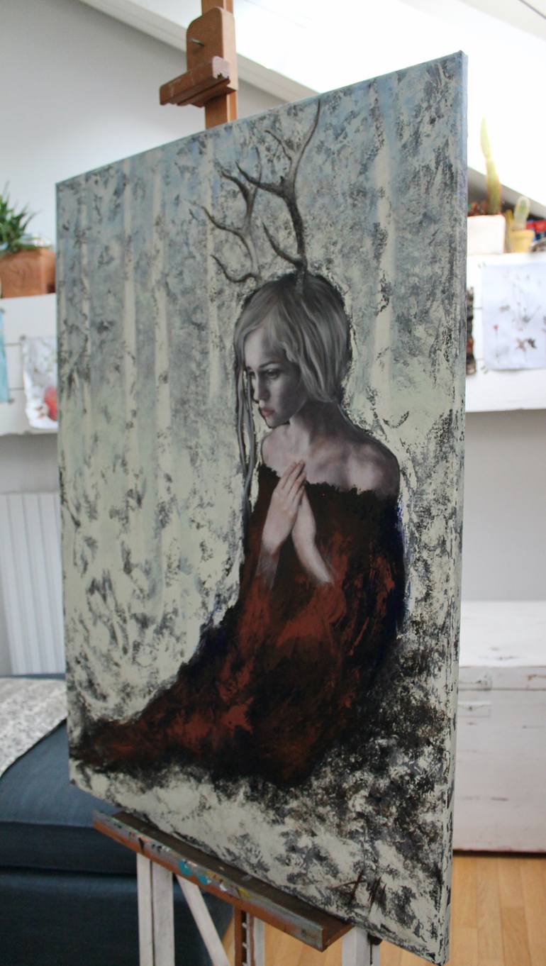 Original Figurative People Painting by Federica Belloli