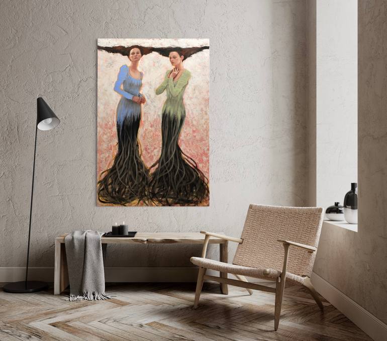 Original Figurative Women Painting by Federica Belloli