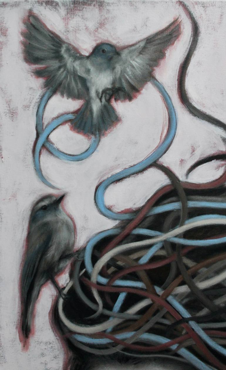 Original Figurative People Painting by Federica Belloli