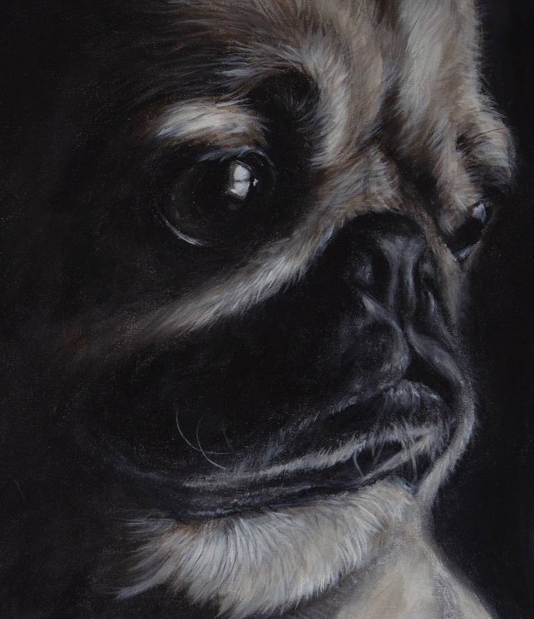 Original Dogs Painting by Federica Belloli