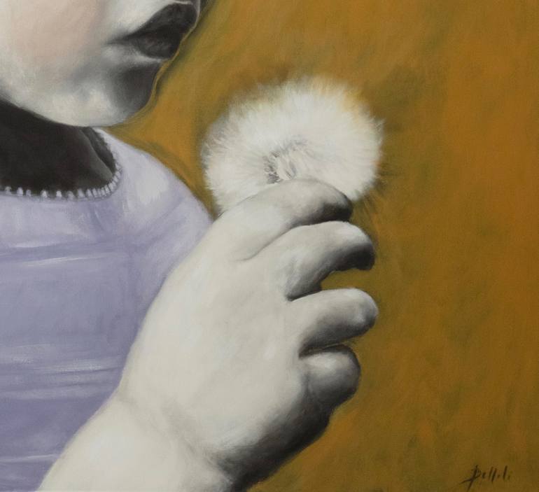 Original Figurative Children Painting by Federica Belloli