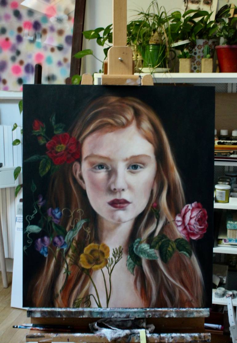 Original Figurative Women Painting by Federica Belloli