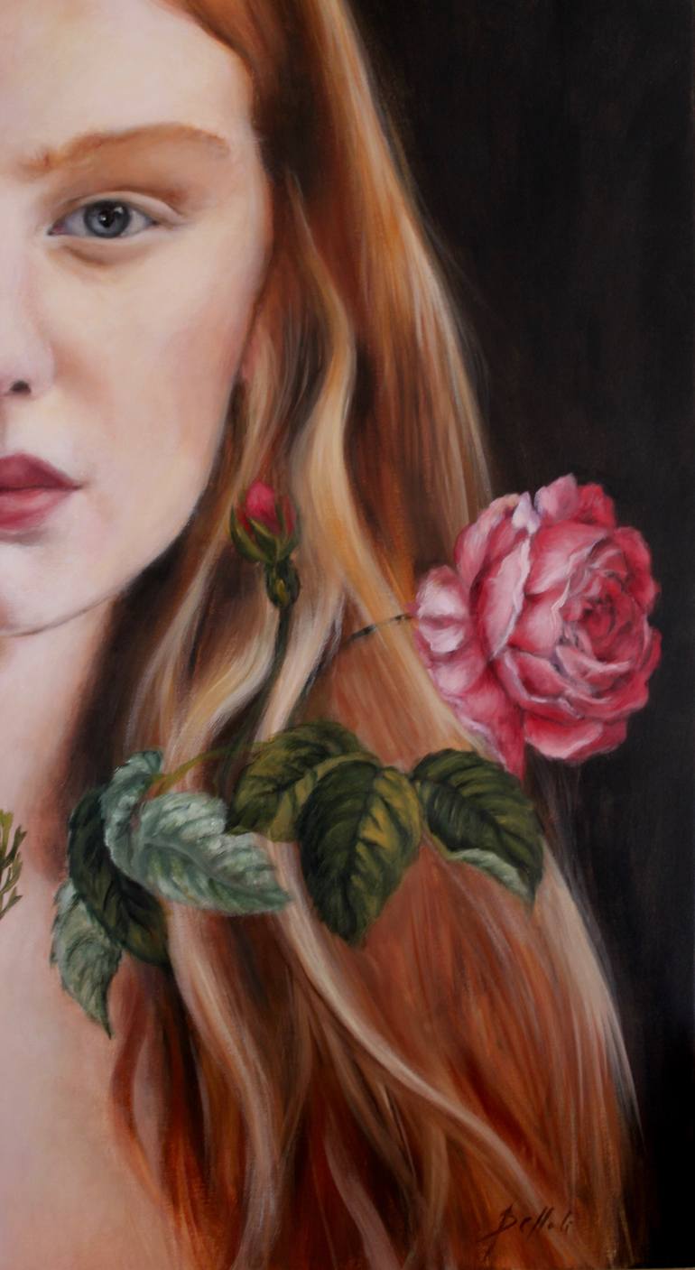 Original Figurative Women Painting by Federica Belloli