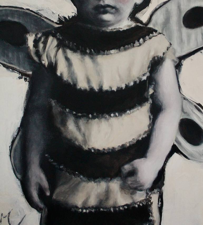 Original Expressionism Children Painting by Federica Belloli
