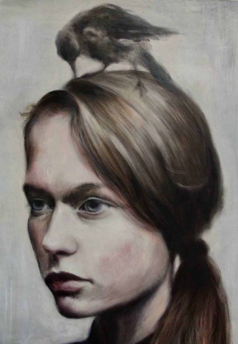 Original Portrait Painting by Federica Belloli