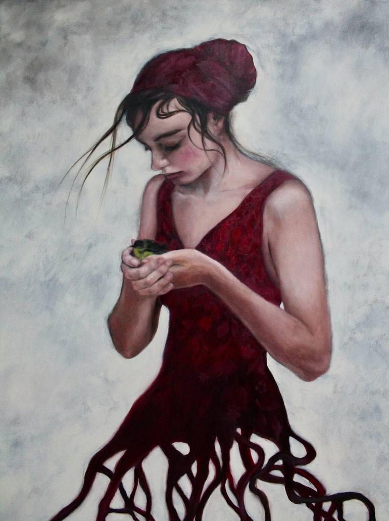 Original Women Painting by Federica Belloli