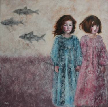 Print of Conceptual Children Paintings by Federica Belloli