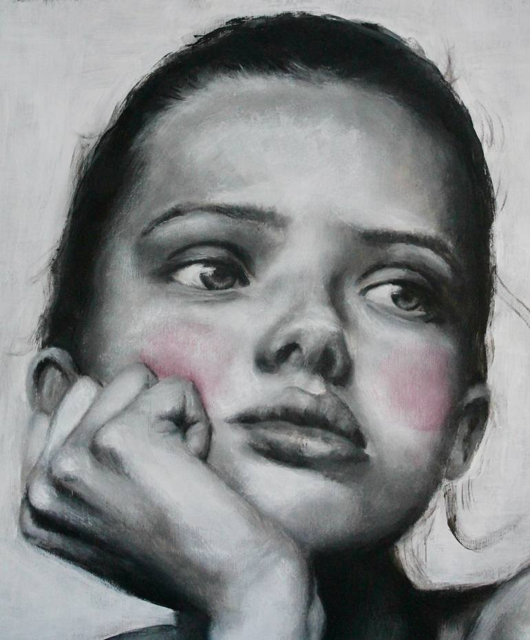 Original Expressionism Women Painting by Federica Belloli