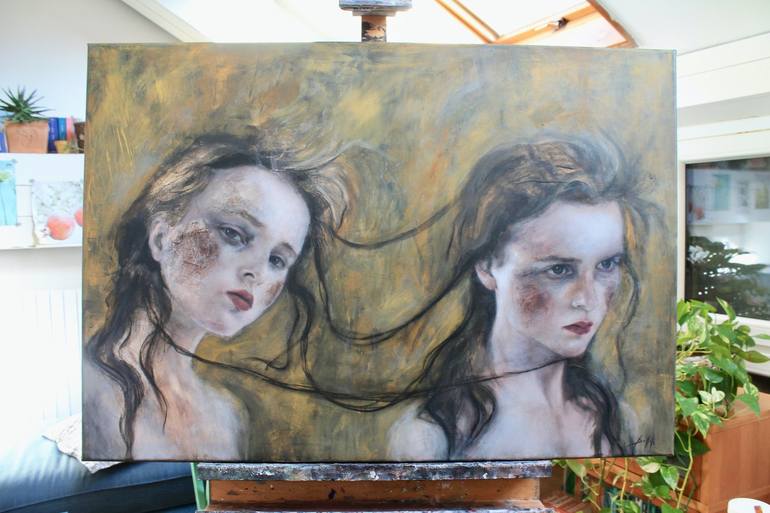 Original Portraiture Portrait Painting by Federica Belloli