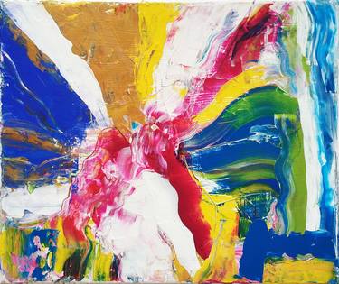 Original Abstract Expressionism Abstract Painting by Edita Periokiene