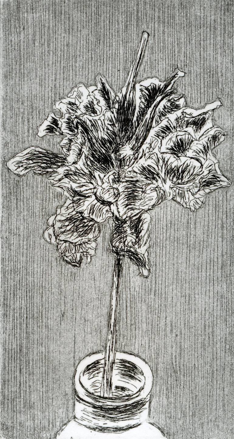 Original Floral Printmaking by Vera Almeida