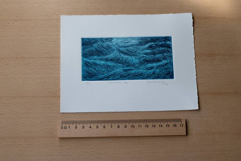 Original Seascape Printmaking by Vera Almeida