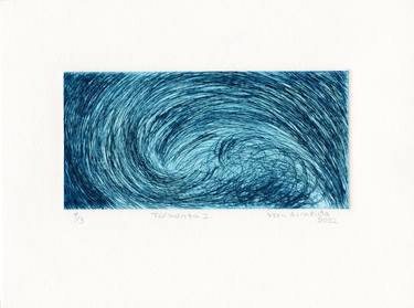 Original Conceptual Seascape Printmaking by Vera Almeida