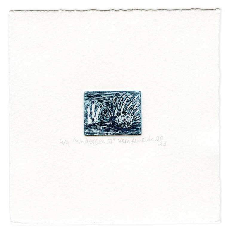 Original Figurative Seascape Printmaking by Vera Almeida