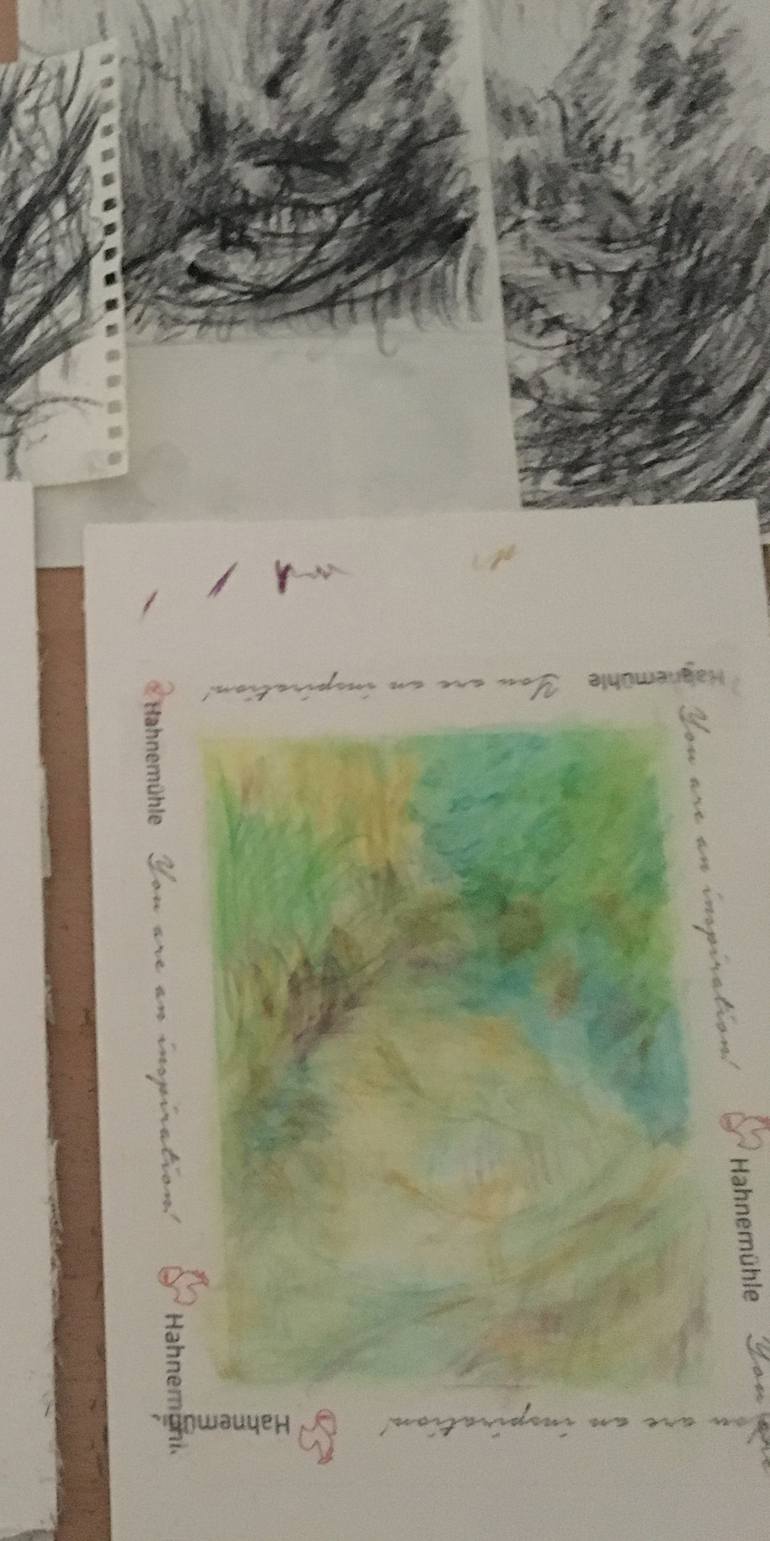 Original Impressionism Landscape Drawing by Vera Almeida
