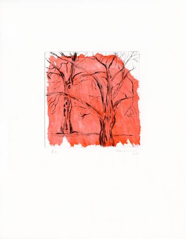 Original Tree Printmaking by Vera Almeida