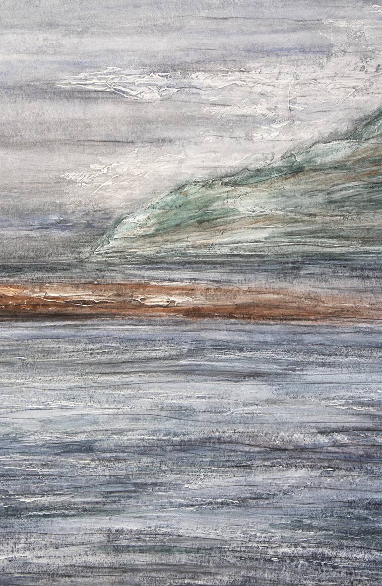 Original Seascape Drawing by Vera Almeida