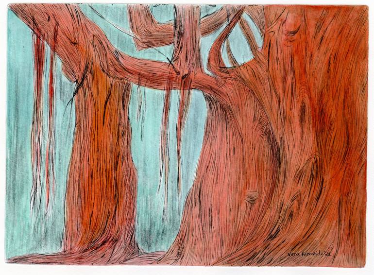 Original Conceptual Tree Drawing by Vera Almeida