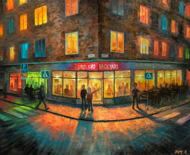 Print of Realism Cities Paintings by Mikael Wigen