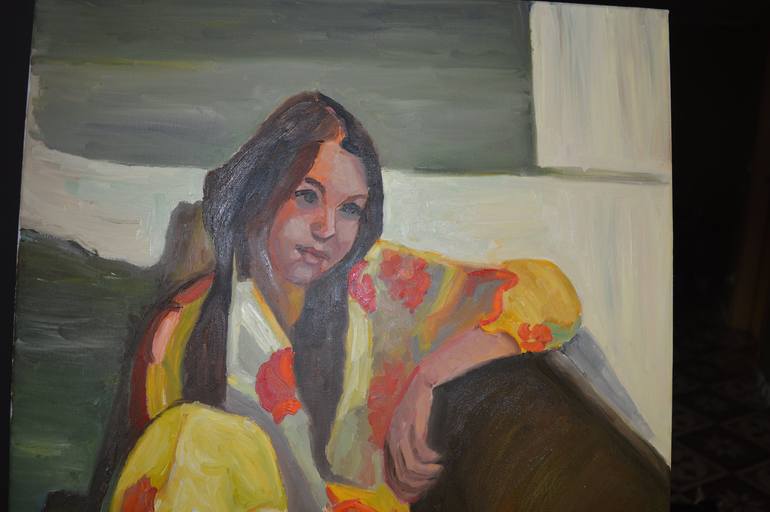 Original Figurative Portrait Painting by Valentina Baicuianu