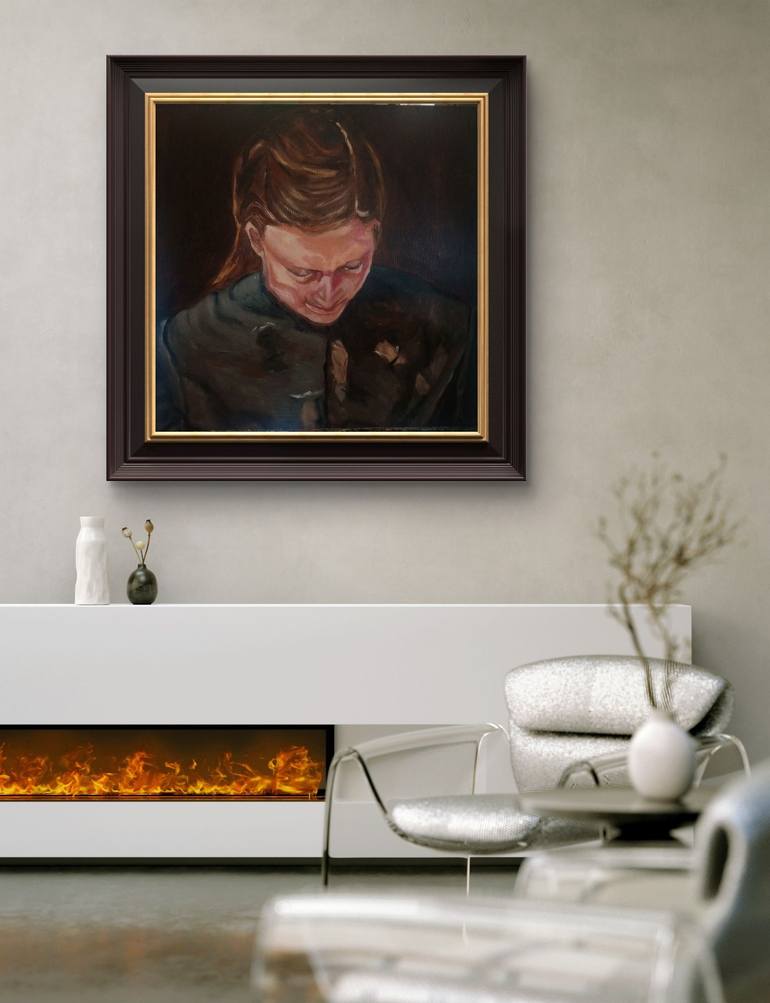 Original Figurative People Painting by Valentina Baicuianu