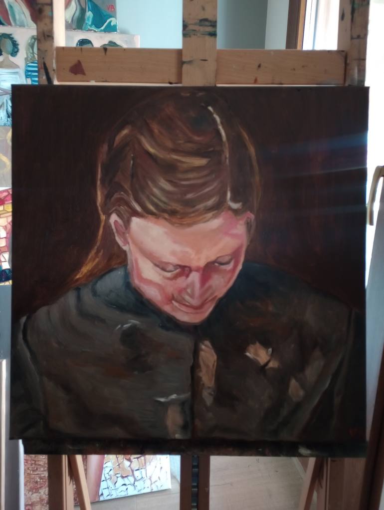 Original Figurative People Painting by Valentina Baicuianu