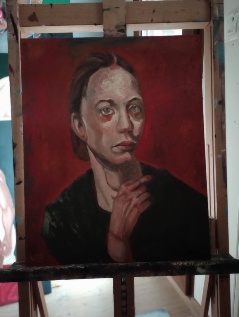 Original Figurative People Painting by Valentina Baicuianu