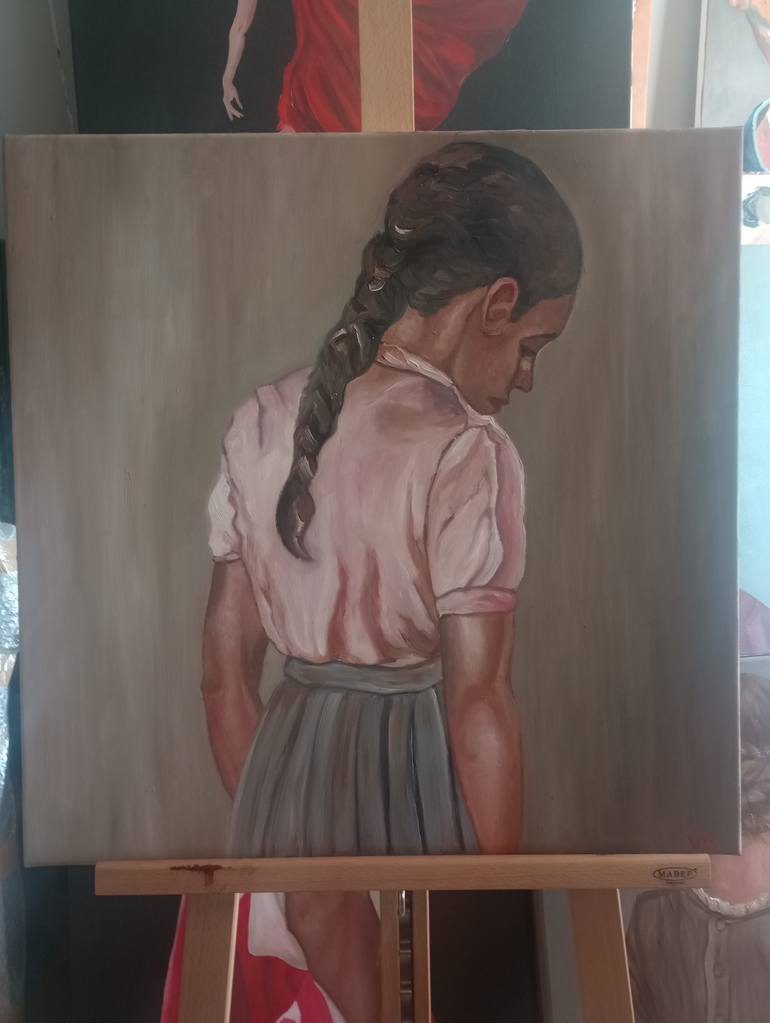 Original Figurative People Painting by Valentina Baicuianu