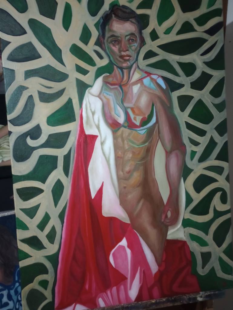 Original Portraiture People Painting by Valentina Baicuianu