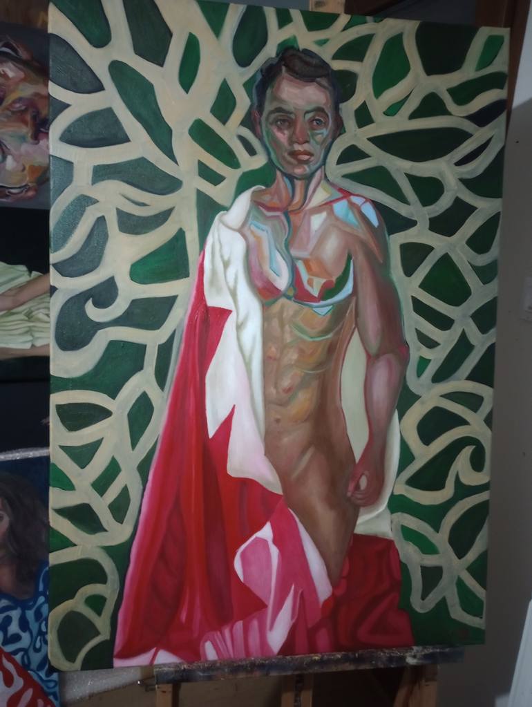 Original Portraiture People Painting by Valentina Baicuianu