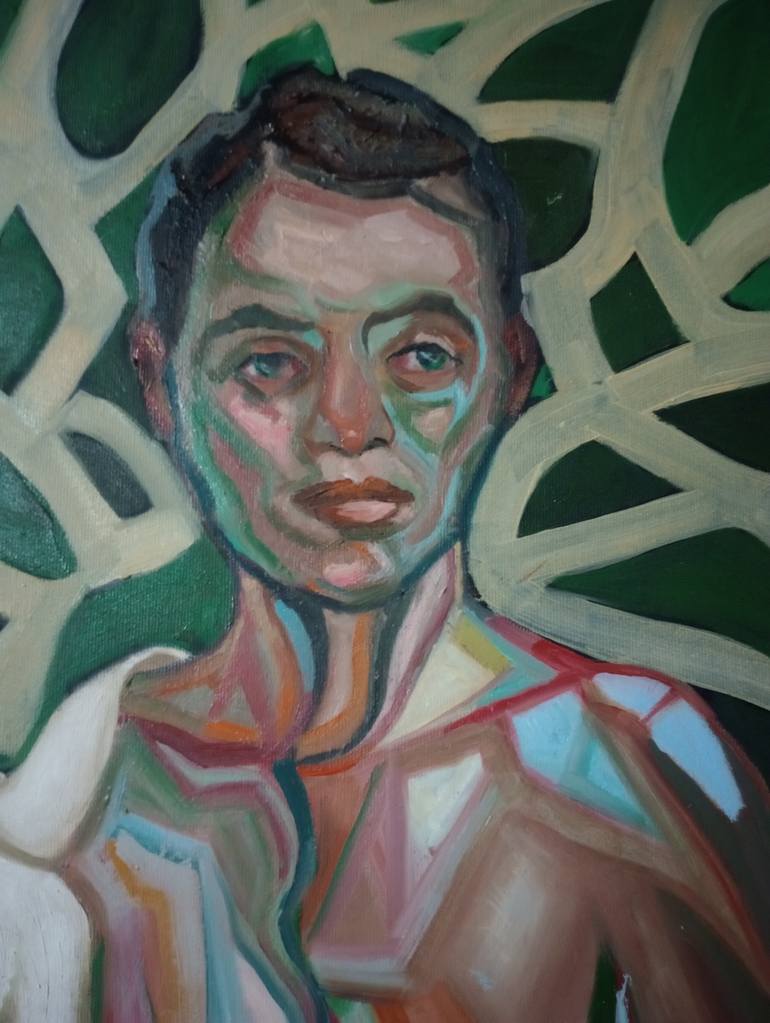 Original Portraiture People Painting by Valentina Baicuianu