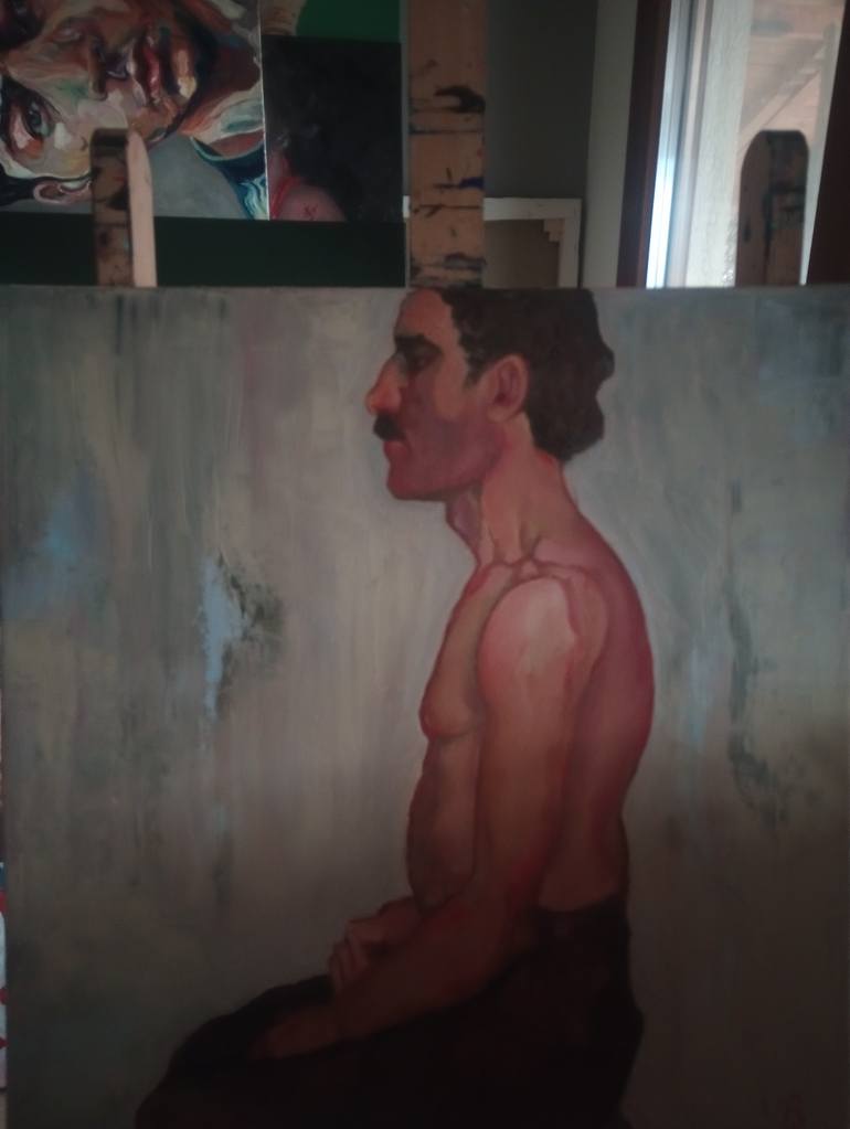 Original Figurative People Painting by Valentina Baicuianu
