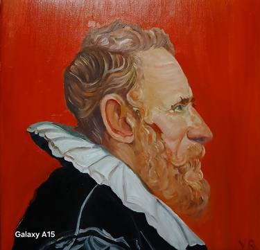 Original Portraiture People Painting by Valentina Baicuianu