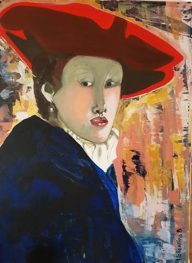 Original Impressionism Portrait Paintings by Valentina Baicuianu