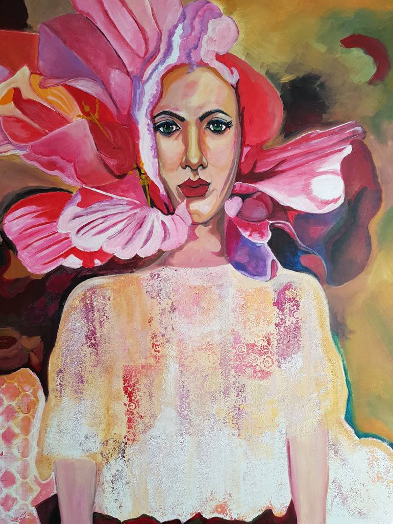 Original Figurative Portrait Painting by Valentina Baicuianu