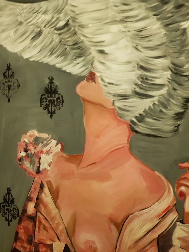 Original Conceptual People Painting by Valentina Baicuianu