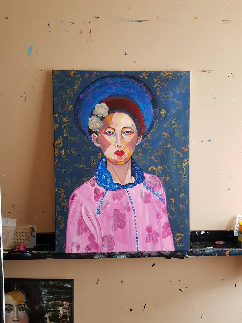 Original Figurative People Painting by Valentina Baicuianu