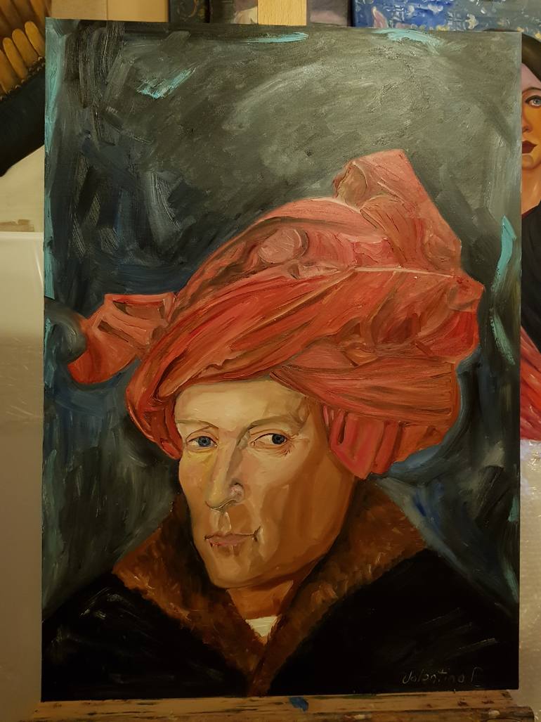 Original Figurative People Painting by Valentina Baicuianu