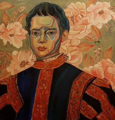 Print of Portrait Paintings by Valentina Baicuianu