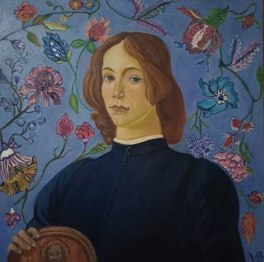 Print of Portrait Paintings by Valentina Baicuianu