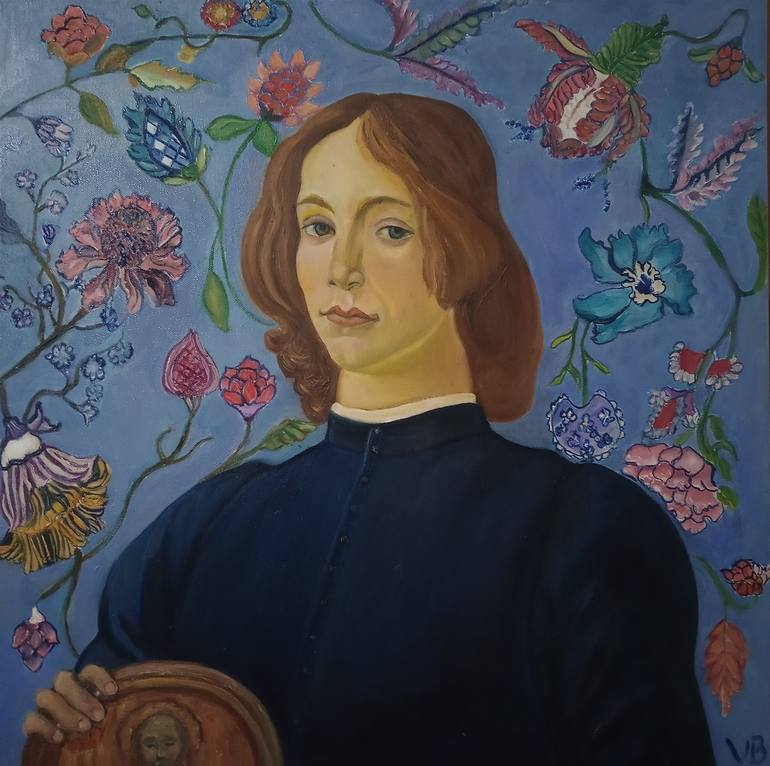 Original Figurative Portrait Paintings by Valentina Baicuianu