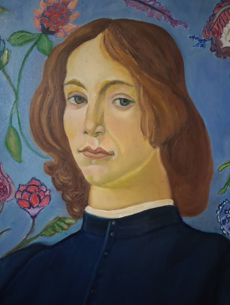 Original Figurative Portrait Painting by Valentina Baicuianu